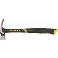 Steel-handled hammer with a 14 oz head and 14 in overall length. Smooth face for striking nails; straight claw for pulling nails. Textured grip reduces slipping. Suitable for light to medium-duty construction, framing, and general maintenance tasks