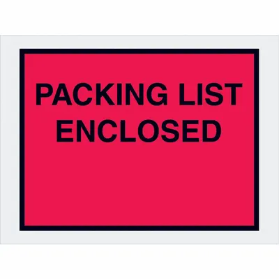 OEM APPROVED VENDOR Packing List Envelopes - Printed Packing List Envelopes