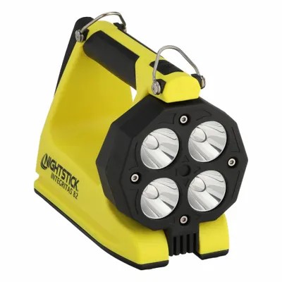 NIGHTSTICK Intrinsically Safe Lantern: Rechargeable, 1,750 lm Max., 5 hr Run Time at Max. Brightness - Rechargeable Safety-Rated Lanterns