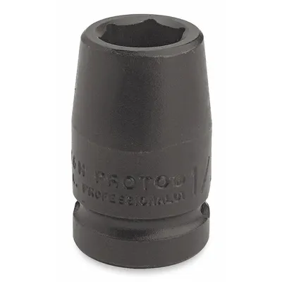 PROTO Impact Socket: 1/2 in Drive Size, SAE, 7/8 in Socket Size, 6-Point, Std - 1/2" Drive Impact Sockets