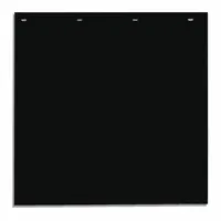 Mudflap,Black,Polymer,24" x 24",PK2: 2 PK (MPN RC24PPB)