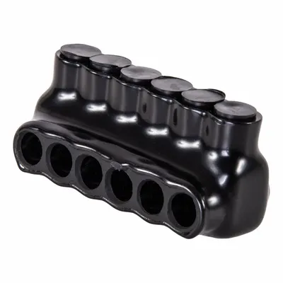 POLARIS Multitap Connector: 6 Port, Single-Sided Entry, 14 AWG – 4 AWG Wire Size - Dry-Location Single-Sided Entry Multitap Connectors