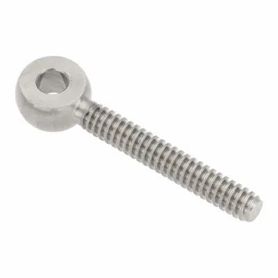 AMPG Fixed Rod End: Stainless Steel, Plain, 1 in Hole Center-to-End Lg - Stainless Steel Male Threaded Fixed Rod Ends