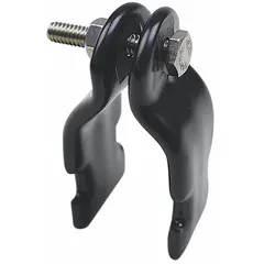 Conduit Support Strap: Steel, PVC Coated, 3 1/2 in Conduit Trade Size (MPN PV3500B2016). Key specifications — Color: Black; Material: Steel; Cable Range: 3.500 in; Finish: PVC Coated; For Use With: PVC Coated Conduit; For Strut Channel Size: 1-5/8 in x 7/8 in.