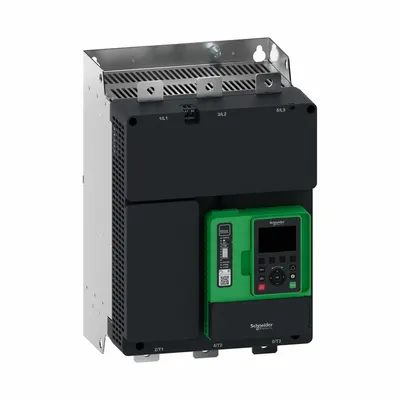 SCHNEIDER Soft Start: 208-690V AC, 590 A Output Current, With Bypass, IP00, 60/50 Hz - Schneider Altistart ATS 490