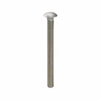 Carriage Bolt: Square Neck, 3/8"-16 Thread Size, 4 1/2 in lg, Stainless Steel, 316, Plain (MPN BULK-BOLT-5000)