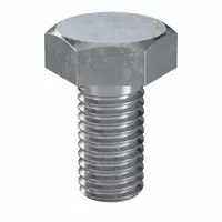 Hex Head Cap Screw: Steel, Class 8.8, Zinc Plated, M10, Metric, 20 mm lg, Fully Threaded, 50 PK (MPN HX18100200-050P1)