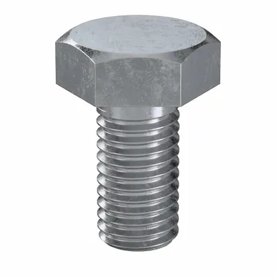 LINDSTROM Hex Head Cap Screw: Steel, Class 8.8, Zinc Plated, M10, Metric, 20 mm lg - Class 8.8 Steel Hex Head Cap Screws
