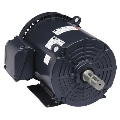Dayton General Purpose Motor: Rigid Base Mount, Totally Enclosed Fan Cooled, 7 1/2 hp - Rigid Base 3-Phase General Purpose AC Motors