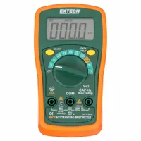 EXTECH Digital Multimeter: Avg, CAT II 600V, 600 V Max AC Volt Measurement, 3,999 Instrument Counts (MPN MN36)