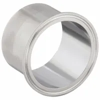 Sanitary Fitting Ferrule: Clamp Ferrule, 2 in OD Size, Clamp, Polished 316L Stainless Steel (MPN TEG14AM76L2.0-PL)