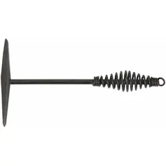 Welding chipping hammer with a steel handle and perpendicular steel head. Head weight is 5 oz with a 1-inch blade length. Used for removing slag and cleaning weld spatter in general welding applications.