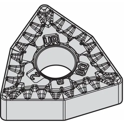 WIDIA Turning Insert: WNMG432UR - Trigon (W) Indexable Turning Inserts