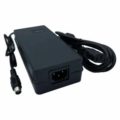 VOLTSTAIR Charger: Plastic, Black - Batteries & Charging Equipment for Powered Hand Trucks