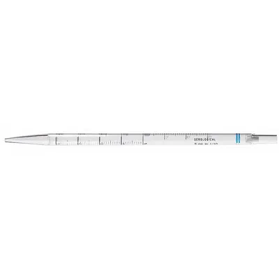 CELLTREAT Serological Pipette: 5 mL Capacity, 0.1 mL Graduation Increments - Sterile Seroligcal Pipettes