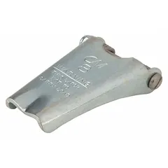 Latch assembly for manual chain hoist hooks, compatible with CM 640 series hoists. Supports a load capacity of 10,000 lb. Used as a replacement or upgrade component to secure loads on the hook.