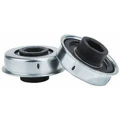 This sealed general purpose conveyor roller bearing is rated for 1000 lb and has a 2.26 in outer diameter. It is designed for use with 11/16 in axle sizes in harsh environments. Typical applications include material handling systems such as conveyor rollers in dusty or wet industrial settings.