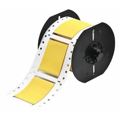 Sleeve Label: 1 1/2 in x 2 in, Polyolefin, Yellow (Matte), For 0.5 in to 1.45 in Wire Dia (MPN B33D-1500-2-342YL). Key specifications — Printer Series Compatibility: i3300.