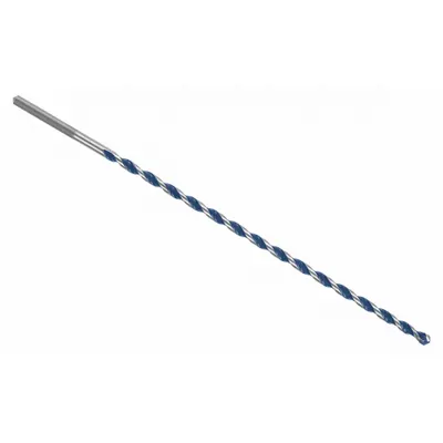 BOSCH Round Hammer Drill: 1/4 in Drill Bit Size, 8 in Max Drilling Dp - Round-Shank Masonry Drill Bits