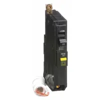 SQUARE D Miniature Circuit Breaker: 20 A, 120V AC, Single Phase, 10kA at 120V AC, 1 Poles (MPN QOB120GFI)