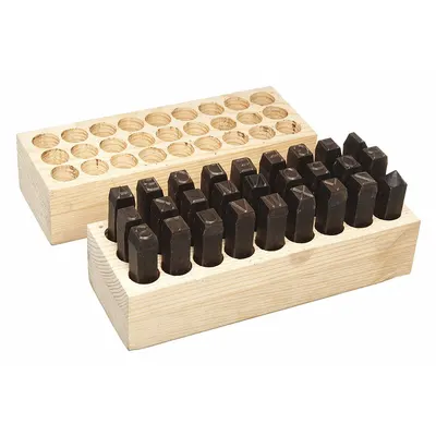 OEM Hand Stamp Kit: A thru Z - Sharp-Face Hand Stamps