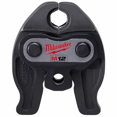 MILWAUKEE Press Jaw: 1/2 in Pipe, Copper (Plumbing)/Stainless Steel - Jaws for Compact Press Tools
