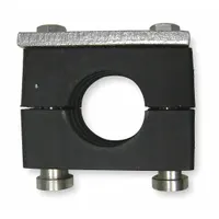 BEHRINGER PIPE SYSTEMS Vibration-Dampening Beta Clamp: Ribbed Bore, Steel Clamp, For 1 Lines (MPN R7H30675-PP)