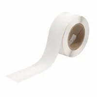 Continuous Label Stock: 1 1/8 in x 100 ft, Paper, White (Matte), Indoor (MPN J40C-1125-2550)