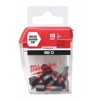 MILWAUKEE Insert Bit: Insert Bit, Imperial, #2 Bit Size, S2 Bit Industry Size, Std, Hex, 10 PK (MPN 48-32-4607)