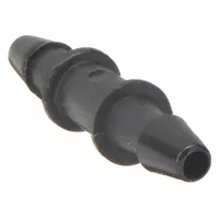 Barbed Fitting Coupling: 1/16 in ID x 1/16 in ID Fitting Size, Barbed, Nylon, 10 PK (MPN C0-1BN)