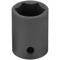 WESTWARD Impact Socket: 1/2 in Drive Size, SAE, 1 in Socket Size, 6-Point, Std, 1 1/2 in Overall Lg (MPN 4LXP1)