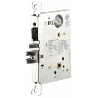 SCHLAGE Door Lockset: Office Lever Locksets, Brass/Stainless Steel (MPN L9050LB RH 134)