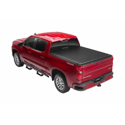 LUND Roll-Up Tonneau Cover, Vinyl, Black, Bolt-On, 85 1/2 in Lg, 6 in Wd - Roll-Up Tonneau Covers