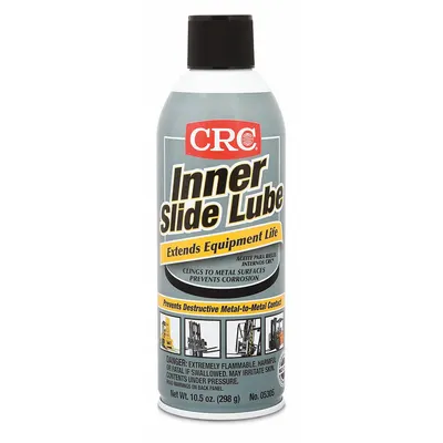 CRC Inner Slide Lubricant: Aerosol Can, 16 oz Container Capacity, Rigid Straw - Inner Slide Lubricants