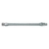 Gas Connector: 1/2 in Hose Inside Dia., 4 ft Hose Lg, 106,000 BTU Capacity, Silver, MIP x FIP (MPN 30-3132-48)