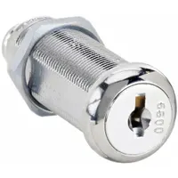 Cam Lock: Std Keyed Cam Lock, Keyed Alike, Zinc Die-Cast, Chrome-Plated, 1 1/2 in Straight Cam Lg (MPN G CR17501209PCSM1)