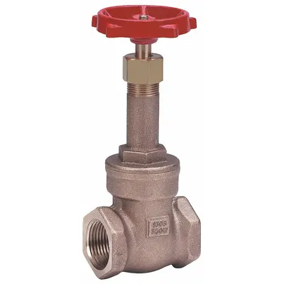 MILWAUKEE VALVE Gate Valve: 3 in, Bronze, Rising, FNPT x FNPT, 300 psi Max. Pressure (CWP) - Rising Stem Bronze General Purpose Gate Valves