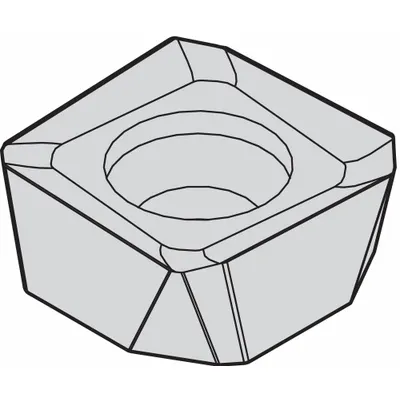 WIDIA Square Milling Insert SNKT435AZR21 - Square (S) Indexable Milling Inserts