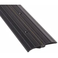 NATIONAL GUARD Door Threshold: Saddle, Aluminum, 3 ft Lg (MPN 8424DKB-36)