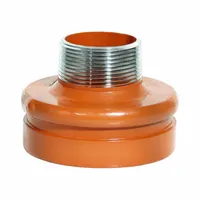 GRUVLOK Metal Pipe Elbow: Concentric Reducer, 3 in x 1 1/2 in, Grooved x Threaded, 2 1/2 in Lg (MPN 0390137974)
