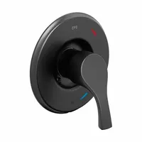 CFG Shower Valve Trim: Compatible Product Type 45311, Circle Trim Plate, Stainless Steel, 1 Handles (MPN T58911BL)