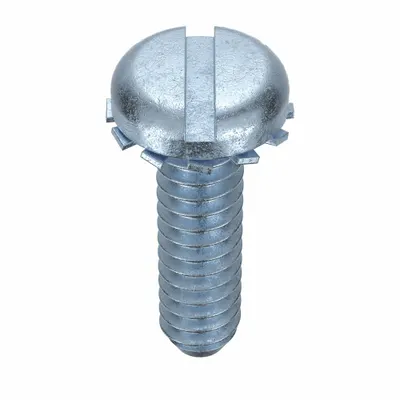 SEMS Screw: External Tooth, #6-32 Thread Size, 1/2 in Lg, Steel, Zinc-Plated - Machine Screws with External Tooth Lock Washers