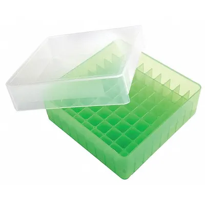 HEATHROW SCIENTIFIC Rectangular Storage Box: 5 1/8 in Overall Wd, 1 7/8 in Overall Ht, 5 1/8 in Overall Lg - Lab Storage Boxes