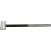 Soft-Face Sledge Hammer: Lead Alloy, Steel Handle, 18 lb Head Wt, 3 in Dia, 29 in Overall Lg (MPN AM18LNPG)