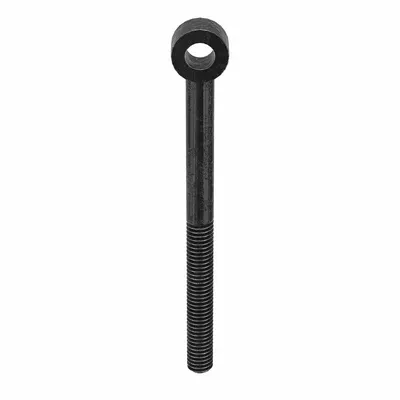 TE-CO Fixed Rod End: Steel, Black Oxide, Right Hand, 5/8"-11 Thread Size - Steel Male Threaded Fixed Rod Ends