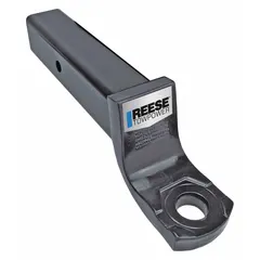 Steel ball mount for towing applications, compatible with 1 in ball shank diameter. Overall length of 12 7/8 in. Rated for Vehicle Class V. Metal Shield finish provides corrosion resistance. Includes ball mount.