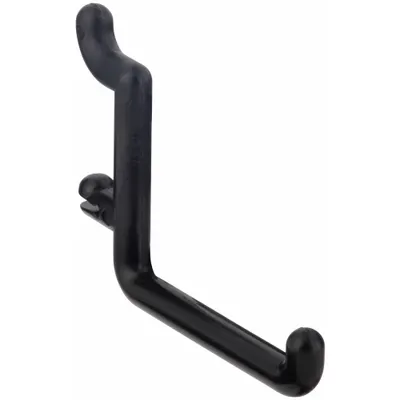 FUNCTIONAIRE Single Rod Pegboard Hook: 1/4 in Peg Hole, For 1 in Pegboard Hole Spacing - Hooks for Round-Hole Pegboard
