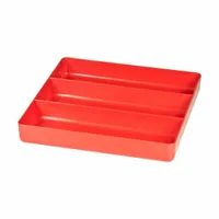 ERNST MANUFACTURING Compartment Tray for Drawer: Red, 10 1/2 in Overall Wd, 10 1/2 in Overall Lg (MPN 5020)