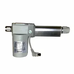 Gray metal/plastic head actuator for healthcare beds, compatible with NOA Elite Riser series. Replaces OEM part number 1050010. Used to adjust the head section for patient positioning and caregiver access.