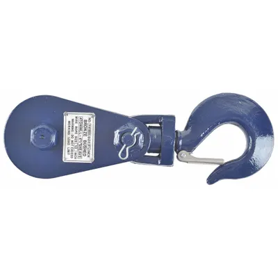 BA PRODUCTS CO. Pulley Block: Swivel, Lifting, 8,000 lb Working Load Limit, Wire Rope - Hook-Attached Snatch Blocks